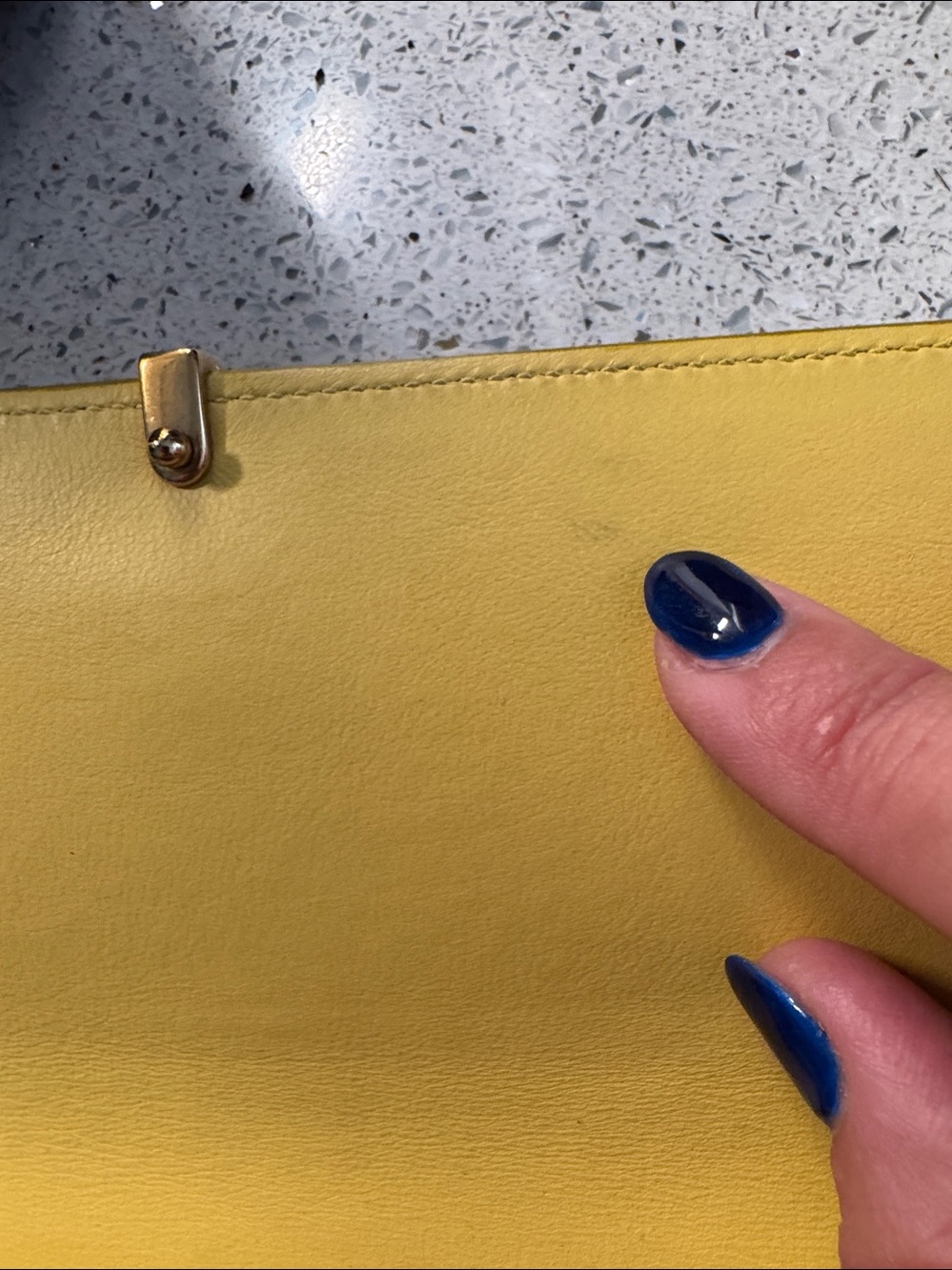 Yves Saint Laurent Yellow Leather Y Ligne Long Wallet with dustbag - Picture 16 of 16